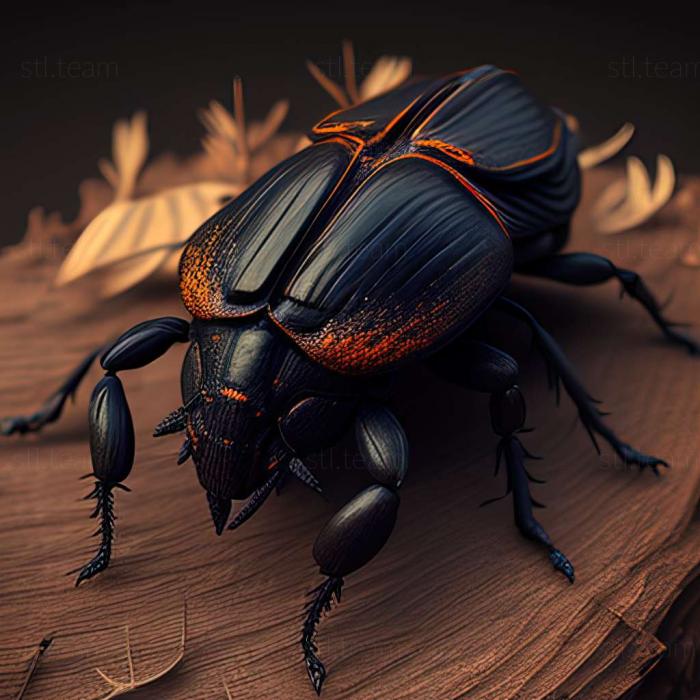 3D model Nicrophorus dauricus (STL)